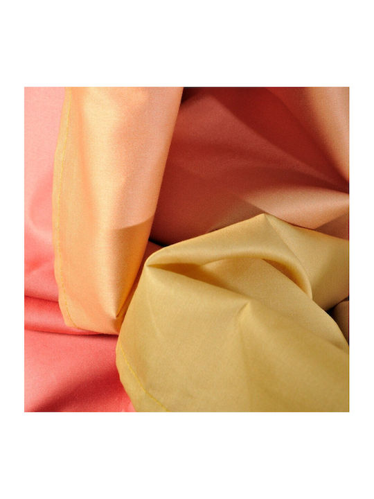 Down Town Home Down Town Home Cotton Satin Duvet Cover Set 245x235cm Super King with 2 Pillowcases Burano S861 Yellow