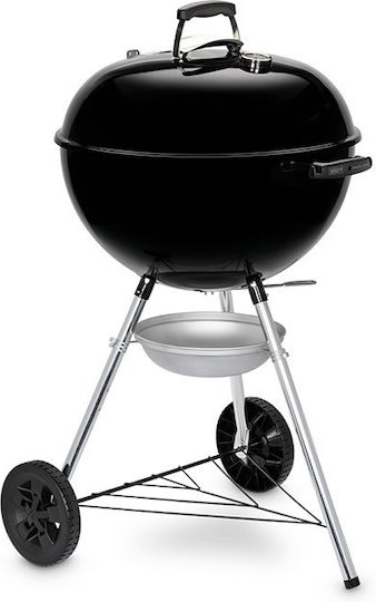 Weber Rostfreier Stahl Holzkohlegrill Kessel Mit einem Deckel und Thermometer 57x57cm