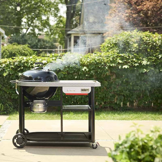 Weber Performer Premium Holzkohlegrill Kessel Mit einem Deckel und Thermometer 57x57cm