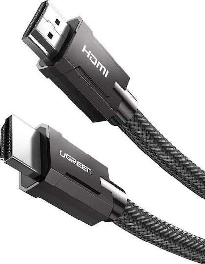Ugreen HD140 HDMI 2.1 Ultra High Speed 48Gbps 4K 120Hz HDR VRR Braided Cable HDMI Male - HDMI Male 2m Black