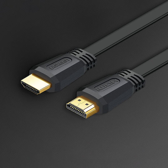 Ugreen Ed015 HDMI 1.4 High Speed 1080p 120Hz Cable HDMI male - HDMI male 5m Μαύρο