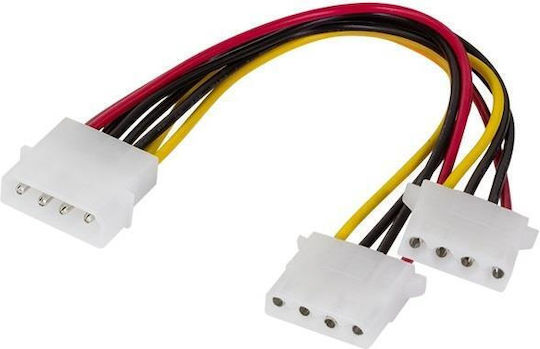 LogiLink Molex cu 4 pini - Molex cu 4 pini Cablu 0.2m Multicolor (CP0001)