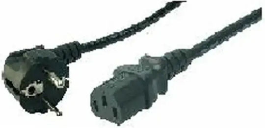 LogiLink Schuko - IEC C13 Cable 1.8m Μαύρο CP090