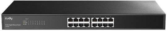 Cudy GS1016 v1 Unmanaged L2 Switch με 16 Θύρες Gigabit (1Gbps) Ethernet