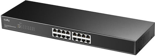 Cudy GS1016 v1 Unmanaged L2 Switch με 16 Θύρες Gigabit (1Gbps) Ethernet
