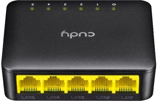 Cudy GS105D v1 Unmanaged L2 Switch με 5 Θύρες Gigabit (1Gbps) Ethernet