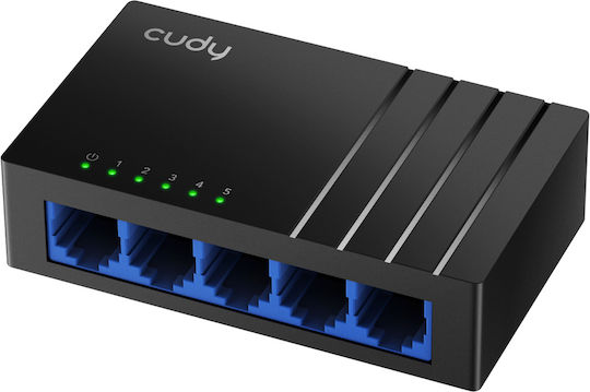 Cudy GS105D v1 Unmanaged L2 Switch με 5 Θύρες Gigabit (1Gbps) Ethernet