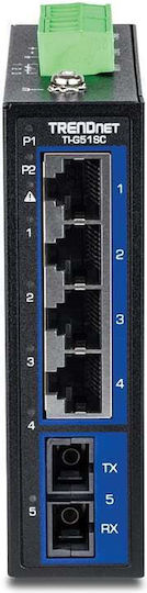 Trendnet TI-G51SC Unverwaltet L2 Switch mit 4 Ports Gigabit (1Gbps) Ethernet