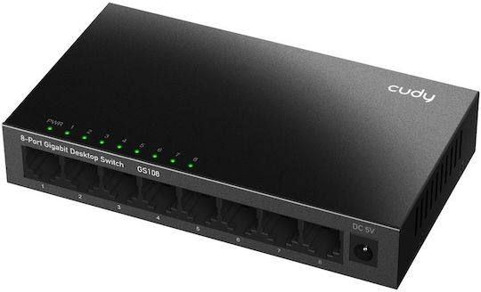 Cudy GS108 Unmanaged L2 Switch with 8 Gigabit (1Gbps) Ethernet Ports