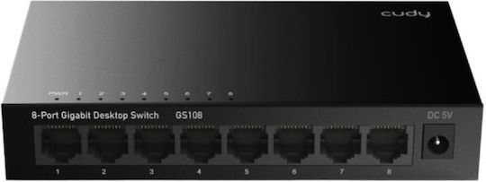 Cudy GS108 Unmanaged L2 Switch with 8 Gigabit (1Gbps) Ethernet Ports