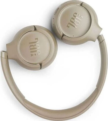 JBL Tune 530BT Kabellose / Verkabelte On Ear Kopfhörer mit 76 Stunden Wiedergabezeit Beige