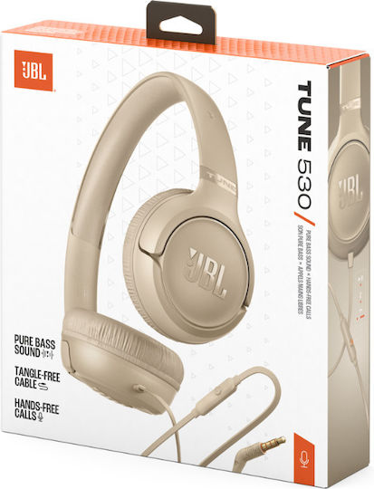 JBL Tune 530BT Cu fir On Ear Căști Bej