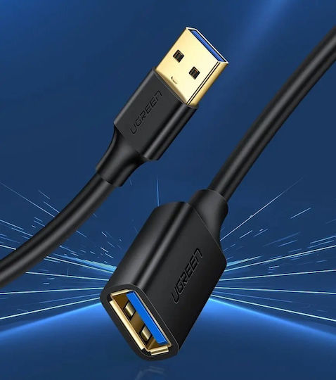 Ugreen USB 3.0 Cable USB-A male - USB-A female 2m (10373)