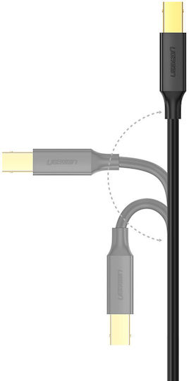 Ugreen USB 2.0 Cablu USB-A - USB-B Negru 1m 20846