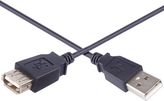 Cablu USB-A USB-A Premiumcord 3 M Negru Kupaa3bk