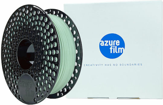 Azurefilm Filament Pentru Imprimante 3D PLA 1.75mm Verde Mentă Pastel 1kg 1 Bucată Bobină