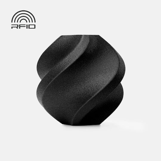 Bambu Lab 3D Printer Filament 1.75mm Μαύρο 1kg 1τμχ (Spool)