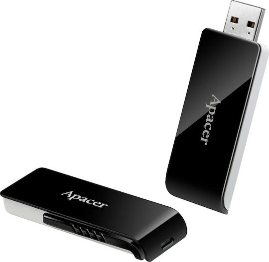 Apacer AH350 32GB USB 3.0 Stick Μαύρο