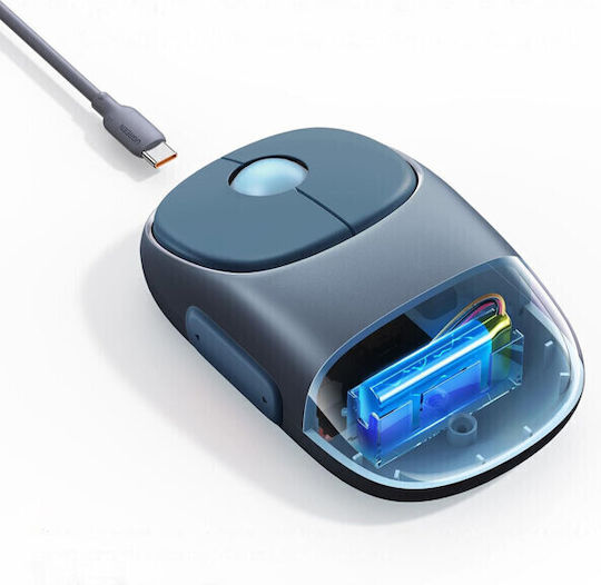 Ugreen Fun+ MU102 Безжичен Ергономичен Bluetooth Мишка Син