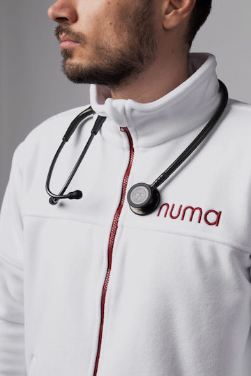 Numascrubs Ανδρικό Ρούχο Γιατρών / Νοσηλευτών Λευκό