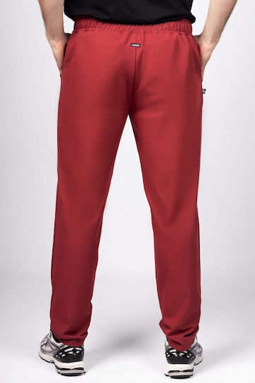 Numascrubs Male Medical Pants Burgundy