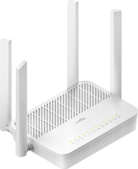Cudy WR3000H v1 Ασύρματο Router Wi‑Fi 6 με 4 Θύρες Gigabit
