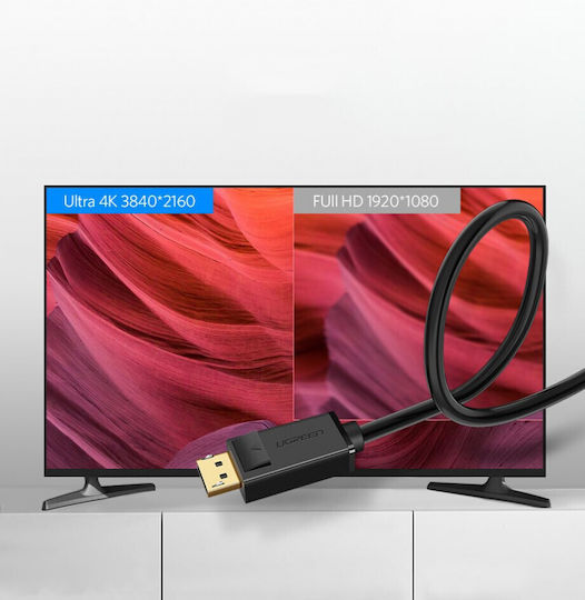 Ugreen Cable DisplayPort male - DisplayPort male 2m Black (10211)