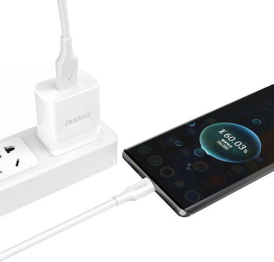 Usb-a Regular USB 2.0 to micro USB Cable Λευκό 1.2m (L2SM) 1τμχ