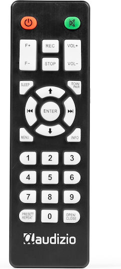 Audizio Ηχοσύστημα 2.0 Avola 102.293 με CD Player και Bluetooth Ασημί