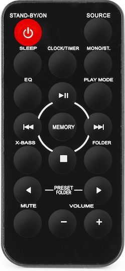 Audizio Ηχοσύστημα 2.0 Nimes 102.310 50W με CD Player, WiFi και Bluetooth Μαύρο