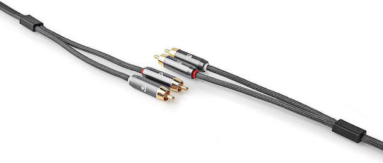 Nedis Profigold Kabel 2x RCA-Stecker - 2x RCA-Stecker 2m