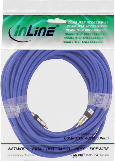 Intos Electronic Cable RCA male - RCA male 15m 89815P