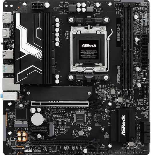 ASRock B850M-X rev. 2.0 Дънна платка Micro ATX с AMD AM5 Сокет