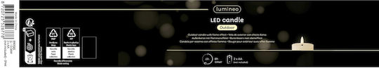 Kaemingk Διακοσμητικό Φωτιστικό LED Κερί 8.5x14εκ.
