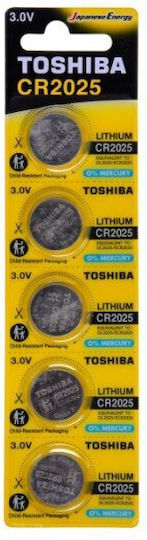 Toshiba CP-5 Батерии Литий За часовници CR2025 3V 5бр