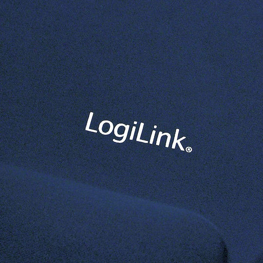 LogiLink GEL Mouse Pad (230mm) με Στήριξη Καρπού Μπλε ID0027B