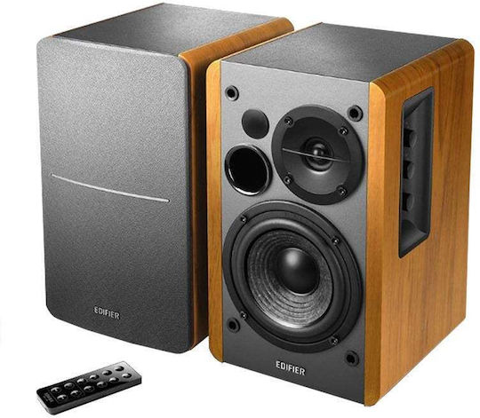 Edifier R1280DB Αυτοενισχυόμενα Ηχεία με Bluetooth 42W (Ζεύγος) Καφέ