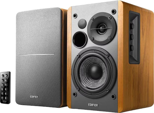 Edifier R1280DB Αυτοενισχυόμενα Ηχεία με Bluetooth 42W (Ζεύγος) Καφέ