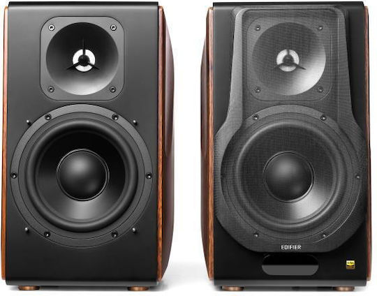 Edifier S3000MKII Αυτοενισχυόμενα Ηχεία με Bluetooth (Ζεύγος) Καφέ