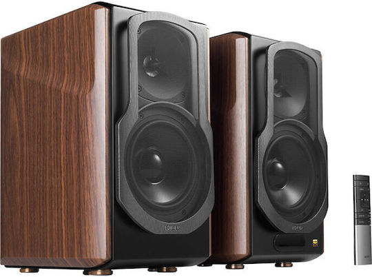 Edifier S2000MK III Αυτοενισχυόμενα Ηχεία με Bluetooth 130W (Ζεύγος) Καφέ