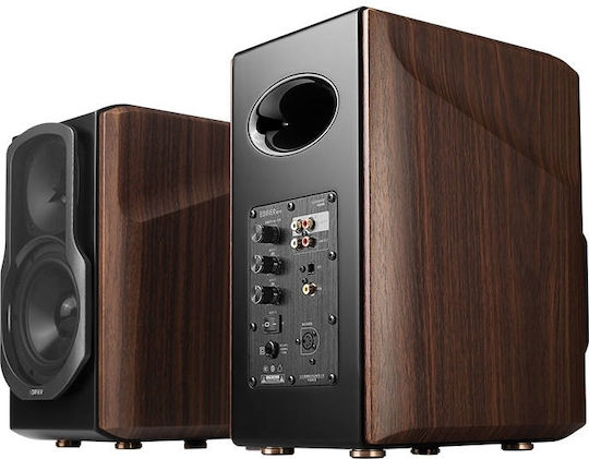 Edifier S2000MK III Αυτοενισχυόμενα Ηχεία με Bluetooth 130W (Ζεύγος) Καφέ