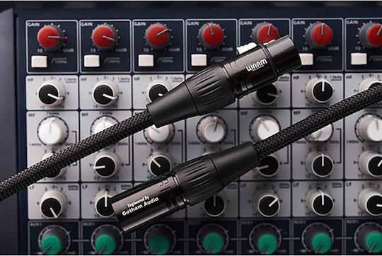 Warm Audio Cable XLR male - XLR female Μαύρο 1.8m (PREM-XLR-6)
