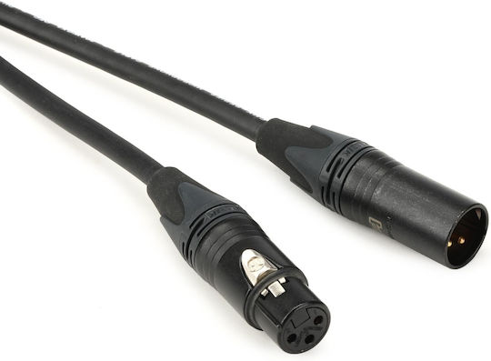 Hosa Cable XLR male - XLR female Μαύρο 3m CMK-010AU