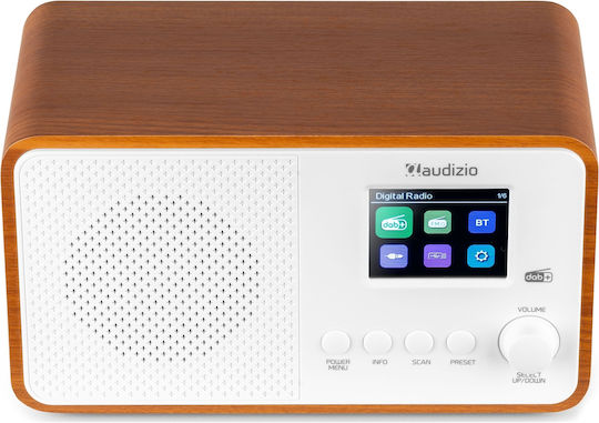 Audizio Avio Επιτραπέζιο Ραδιόφωνο Ρεύματος DAB+ με Bluetooth και USB Λευκό