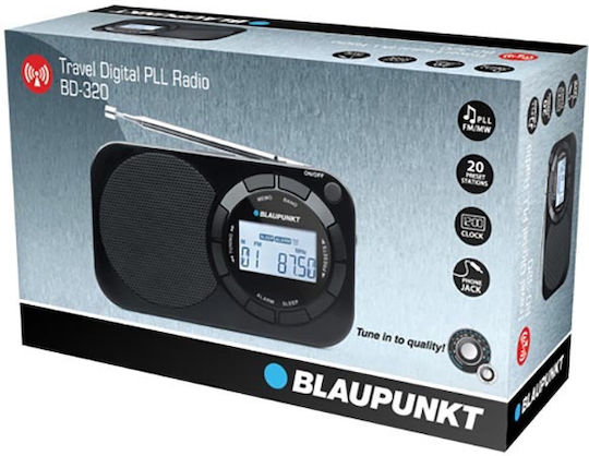 Blaupunkt BD-320 Φορητό Ραδιόφωνο Ρεύματος / Μπαταρίας Μαύρο