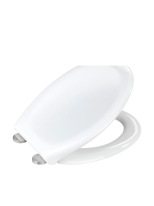 Wenko Toilettensitz Sanftes Schließen mit Bidet Weiß