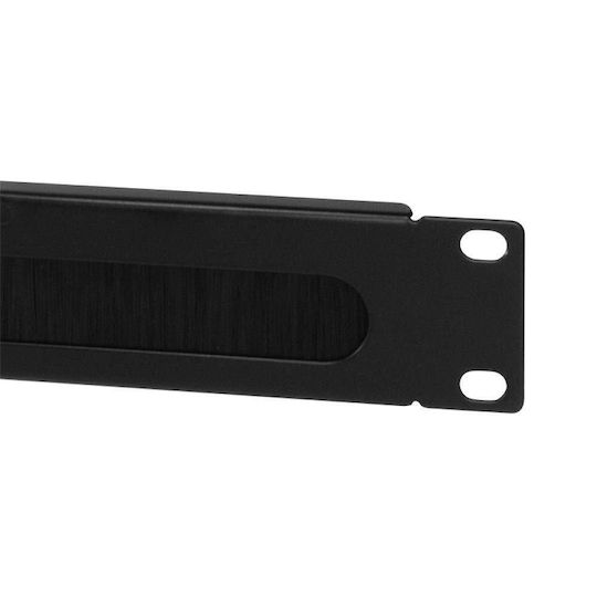 LogiLink Πάνελ Βούρτσας για Rack 19" Μαύρο