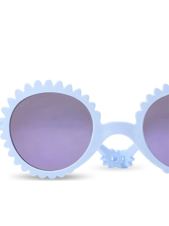 KiETLA Unbreakable Baby Sunglasses with Polarized Mirror Lens Multicolour for 0-1 Year