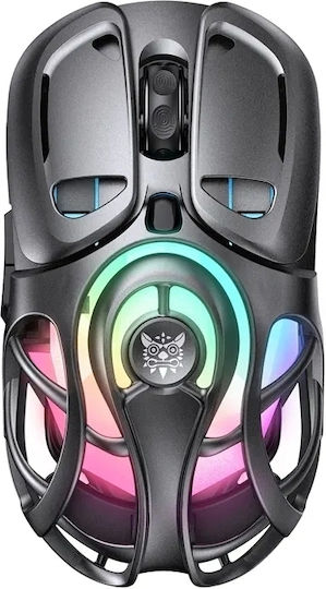 Onikuma DM02 Ασύρματο RGB Gaming Ποντίκι 12800 DPI Γκρι