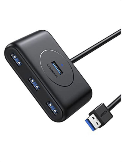 Ugreen CR113 Hub 4 Porturi USB 3.0 cu Conectare USB-A